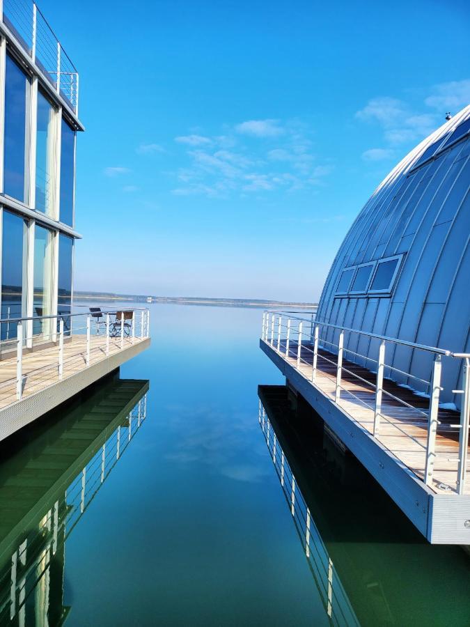 Schwimmendes Ferienhaus Silent Elsterheide Exterior foto
