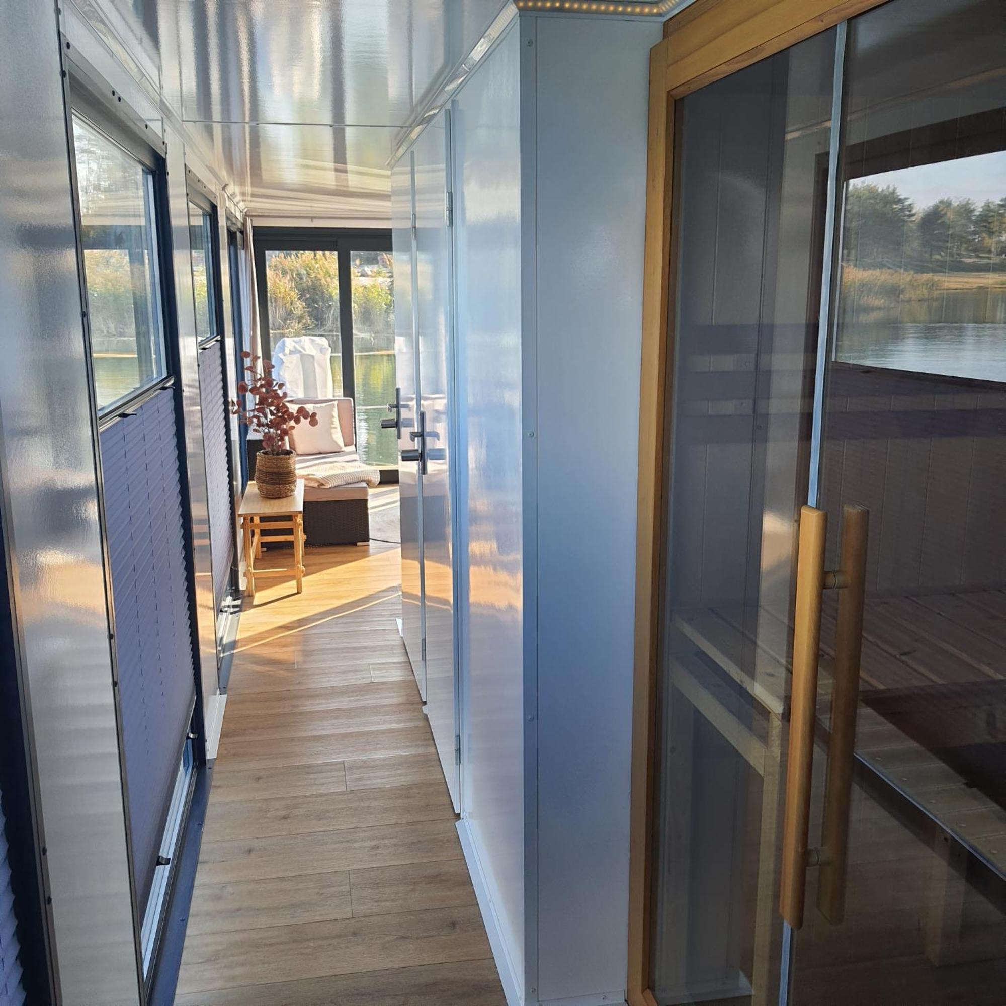 Schwimmendes Ferienhaus Silent Elsterheide Exterior foto